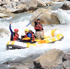 Crazy water rafting