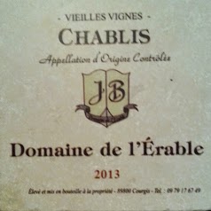 Chablis,Vins de bourgogne,DOMAINE DE L'ERABLE